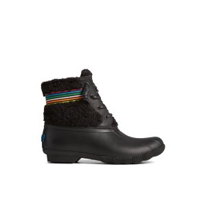 Saltwater? Rainbow Sherpa Duck Boot